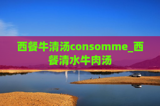 西餐牛清汤consomme_西餐清水牛肉汤